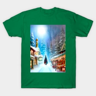 A Quaint Christmas Village T-Shirt